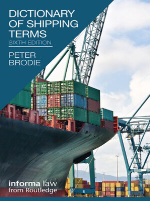 cover image of Dictionary of Shipping Terms